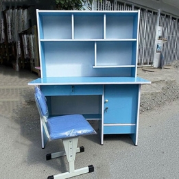 Bàn học sinh kèm giá sách gỗ công nghiệp